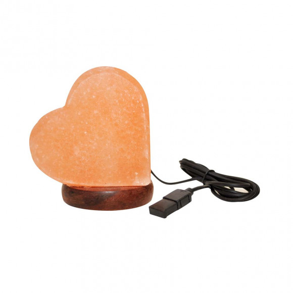 LAMPADA SALE USB CUORE