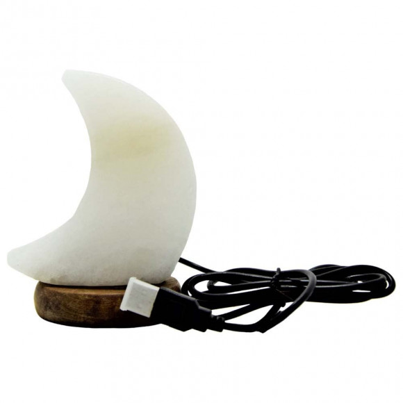 LAMPADA USB LUNA BIANCA 10CM