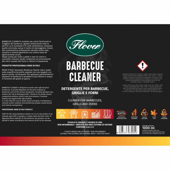 FLOVER RESOLVE BARBEQUE SGRASSATORE