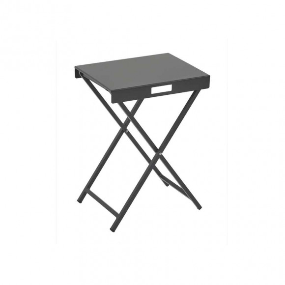 SET TAVOLINO CON VASSOIO ANTRACITE