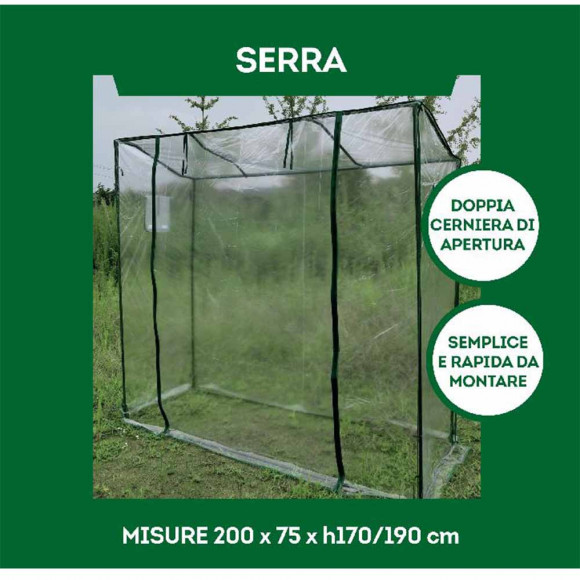 SERRA 200X75XH190/170CM TELO PVC
