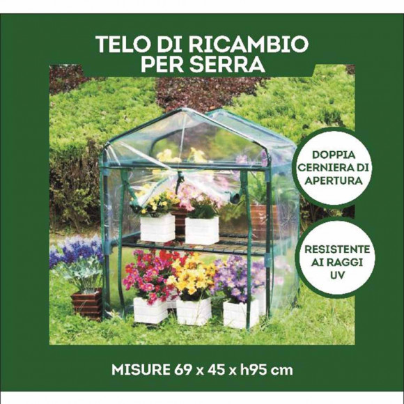 TELO RICAMBIO PVC SERRA 69X45XH95CM