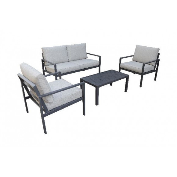 SALOTTO GRENADA S/4 ALLU ANTRACITE C/C