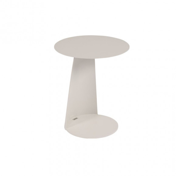 TAVOLINO ROTONDO D.40,5 ALLU BIANCO