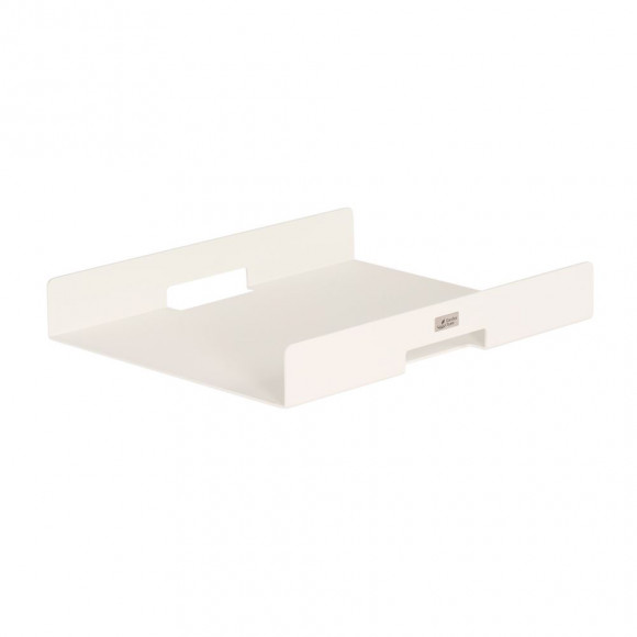 VASSOIO RETT. 45X36X6,5 ALLU BIANCO