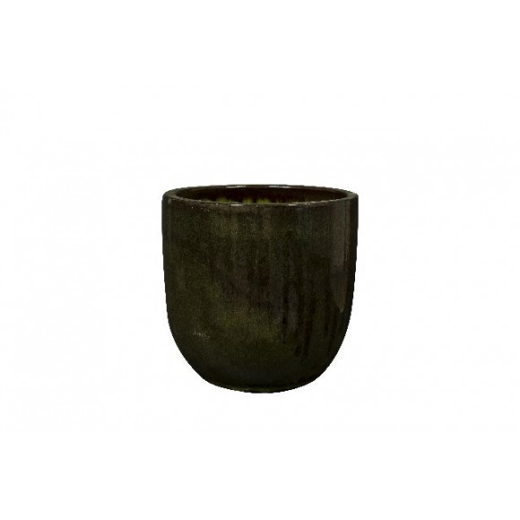 S1/4 VASO ROB GREEN D22XH21CM