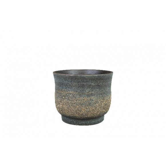 VASO AICO SHINY BLUE D17XH13CM