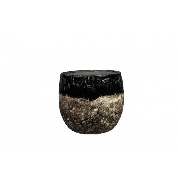 VASO LINDY BLACK D16XH13CM