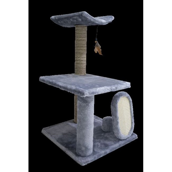 TIRAGRAFFI MOUSE 40X40X68CM GRIGIO