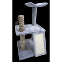 TIRAGRAFFI TABLET 40X40X68CM GRIGIO