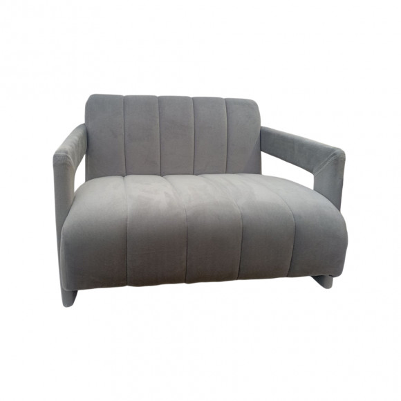 CUCCIA SOFA 50,5X52X38CM VELLUT GRIGIO