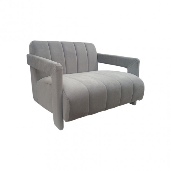 CUCCIA SOFA 50,5X52X38CM VELLUT GRIGIO 2