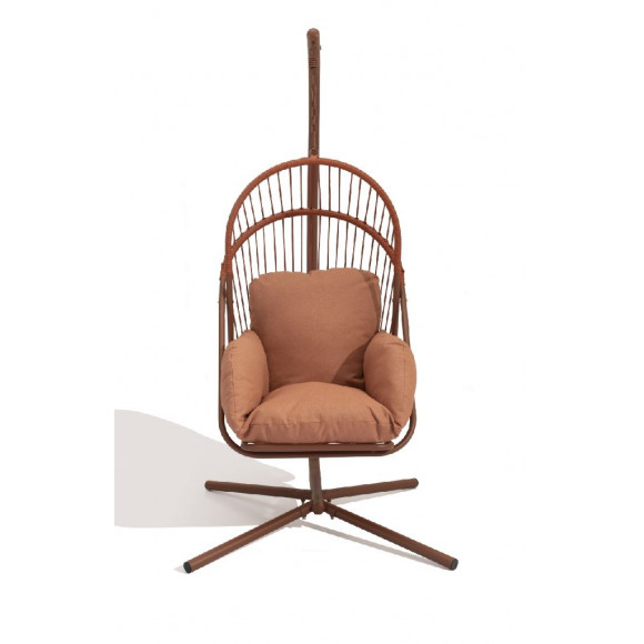 NIDO FLY FIBRA E CORDA TERRACOTTA