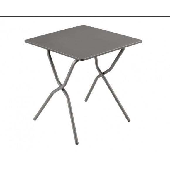 TABLE BALCONY METAL 70X70 CB TITANE