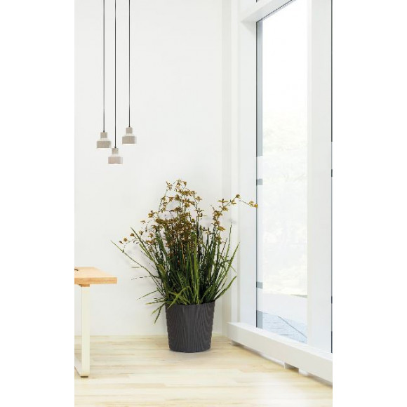 C/VASO FYRE GREENER 40CM C/RUOTE ANT.