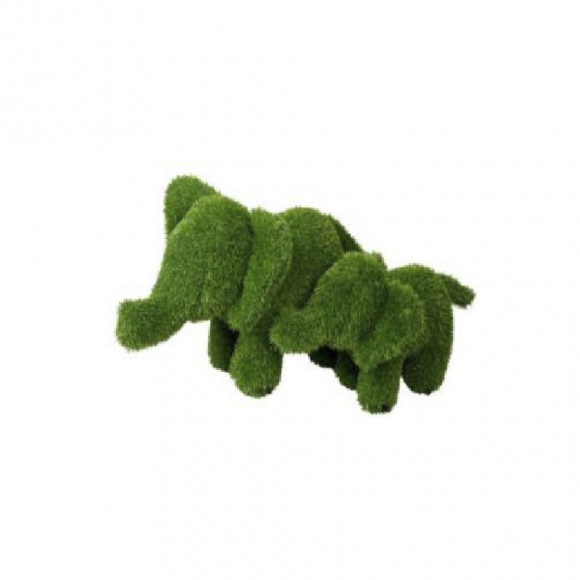 ELEFANTINO IN PRATO SINTETICO H35CM