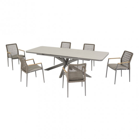 KIT PRANZO NAVONA 200/260X100 S/7 ALLU T