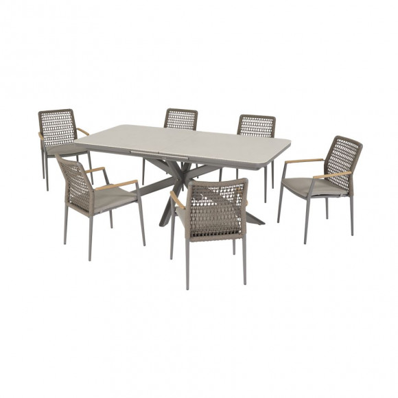 KIT PRANZO NAVONA 200/260X100 S/7 ALLU T 2