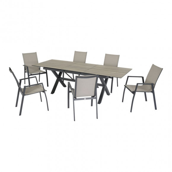 KIT PRANZO WILSON 180/240X90 S/7 ALLU AN