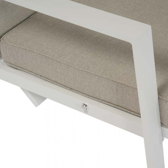 SALOTTO ASTOR S/4 ALLU BIANCO C/C