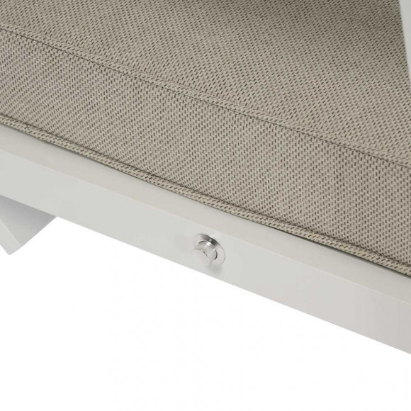 SALOTTO ASTOR S/4 ALLU BIANCO C/C