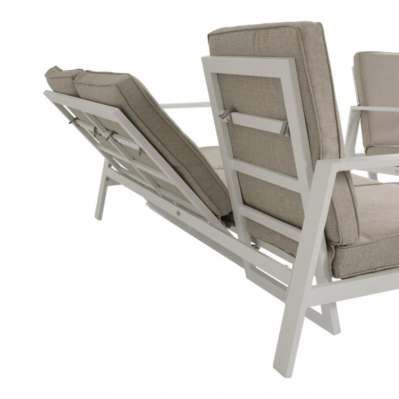 SALOTTO ASTOR S/4 ALLU BIANCO C/C