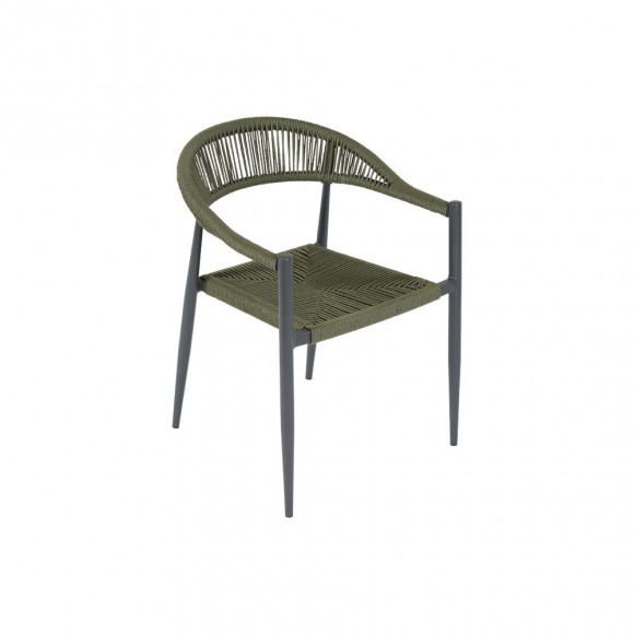 SEDIA MORGAN ALLU ANTR FIBRA VERDE