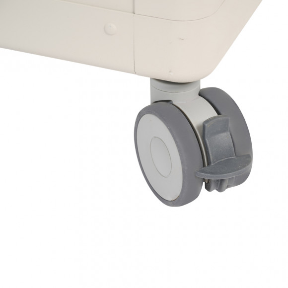 BAULE 130X60X80 ALLU CREMA C/RUOTE