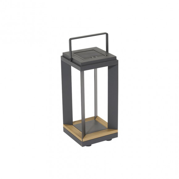 LAMPADA SOLARE 19,5X19,5X40,5CM ALLU ANT