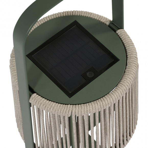 LAMPADA SOLARE 26,5X26,5X50 ALLU VERDE