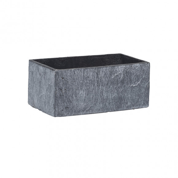 VASO RETT 44X25XH19 EFF PIETRA GRIG 2/4