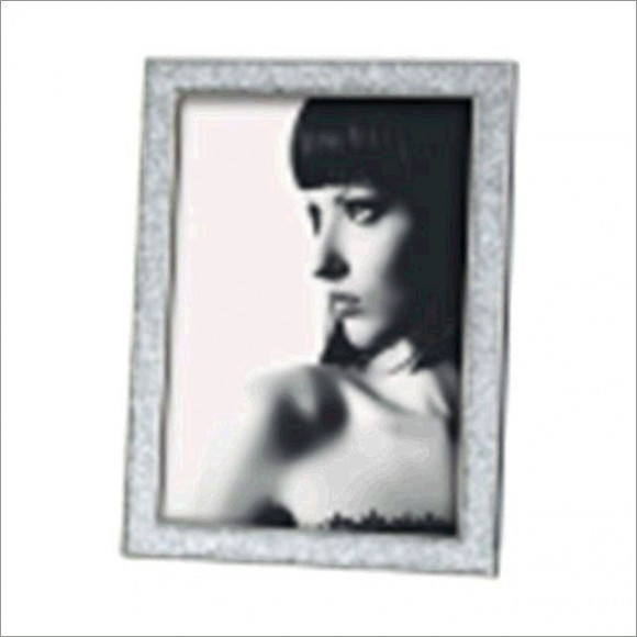 CORNICE 13X18CM CON GLITTER ARGENTO
