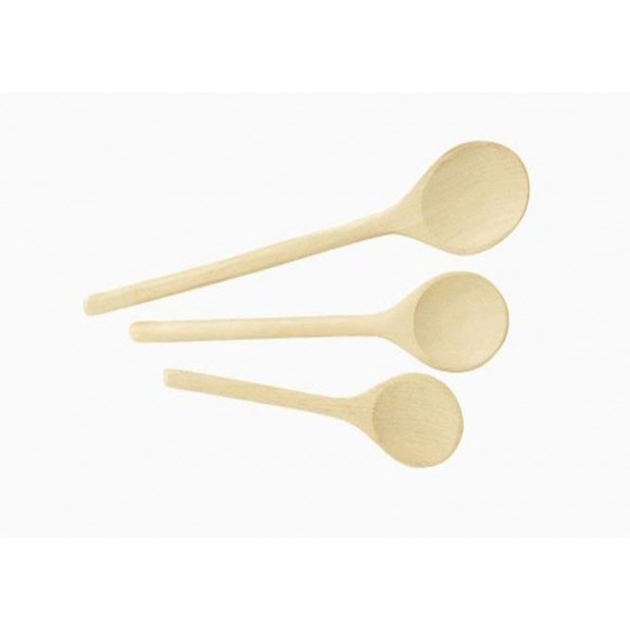 SET 3 CUCCHIAI OVALI 'WOODY'