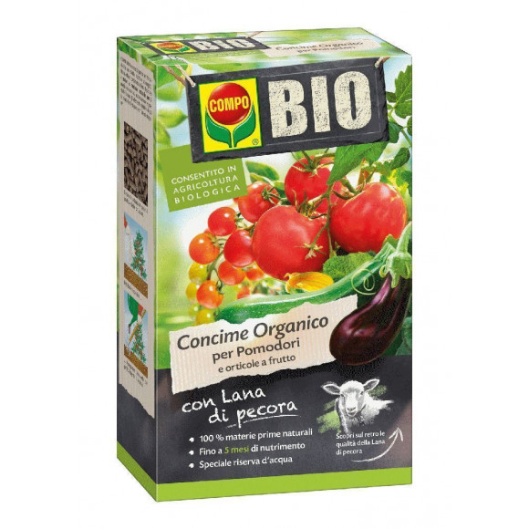 CONCIME BIO LANA PECORA POM.ORTO 750GR