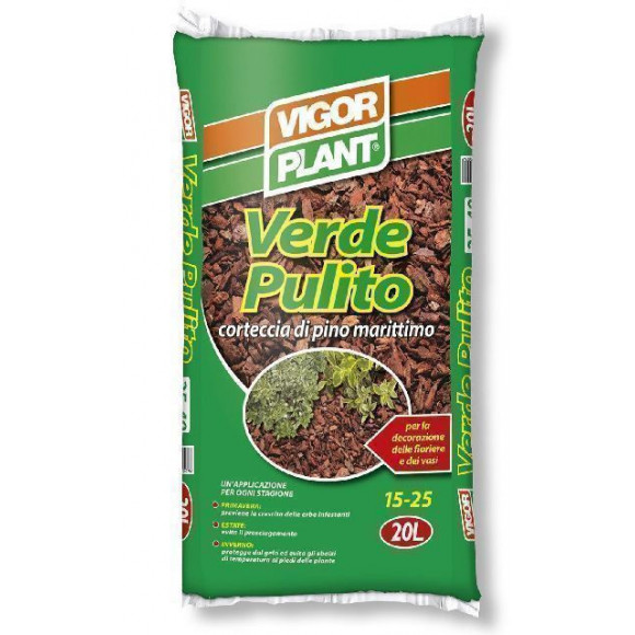 CORTECCIA VERDEPULITO 25/40MM 60LT