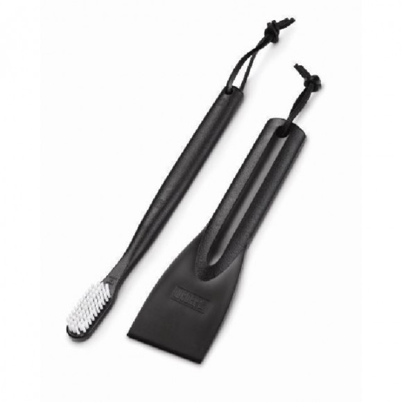 KIT DA 2 PEZZI PER LA PULIZIA PER BBQ