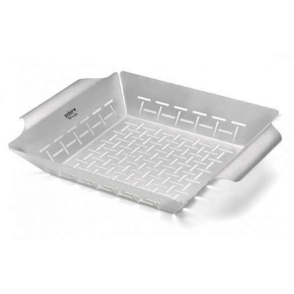 VASSOIO PER VERDURA INOX  34X38X5 CM