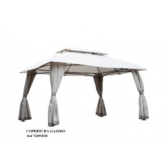 COPERTURA GAZEBO POMPEI 4X4M