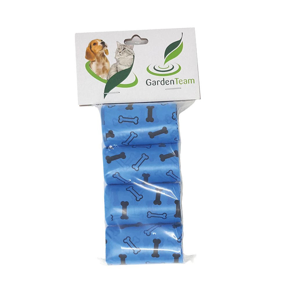 S/4 ROTOLI15 SACCHETTINI  AZZURRO