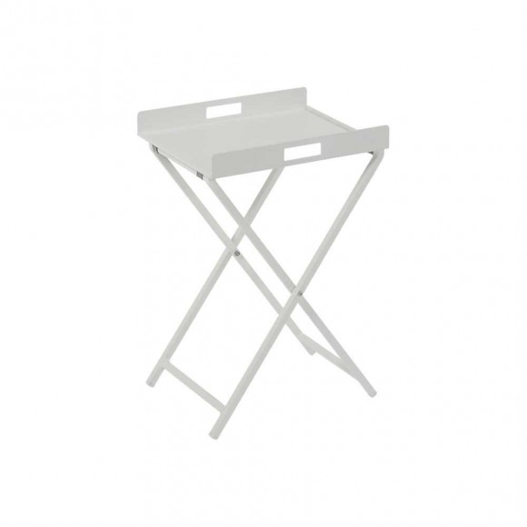 SET TAVOLINO CON VASSOIO BIANCO