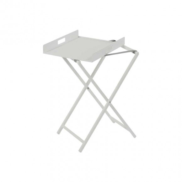 SET TAVOLINO CON VASSOIO BIANCO